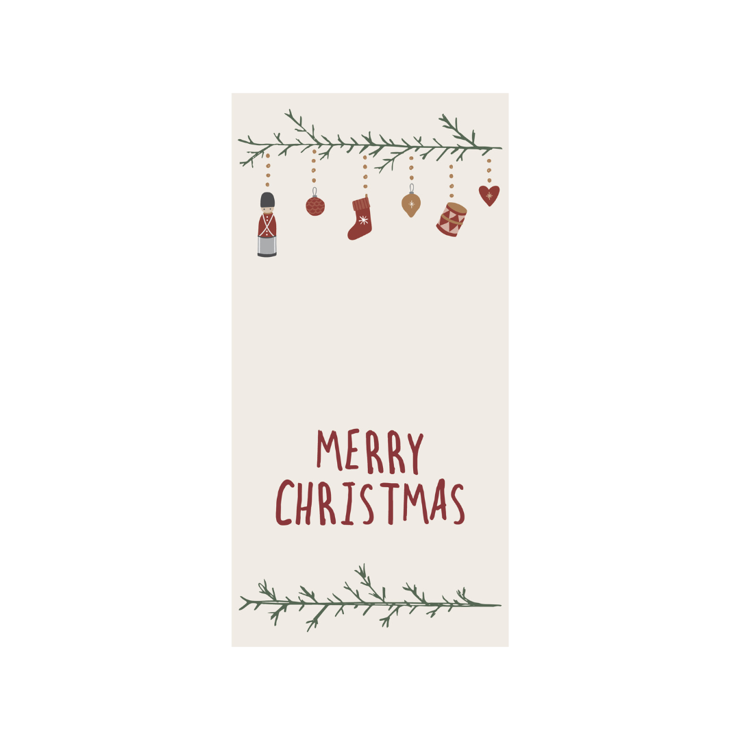 Merry Christmas Garland Napkins - WowCornwall