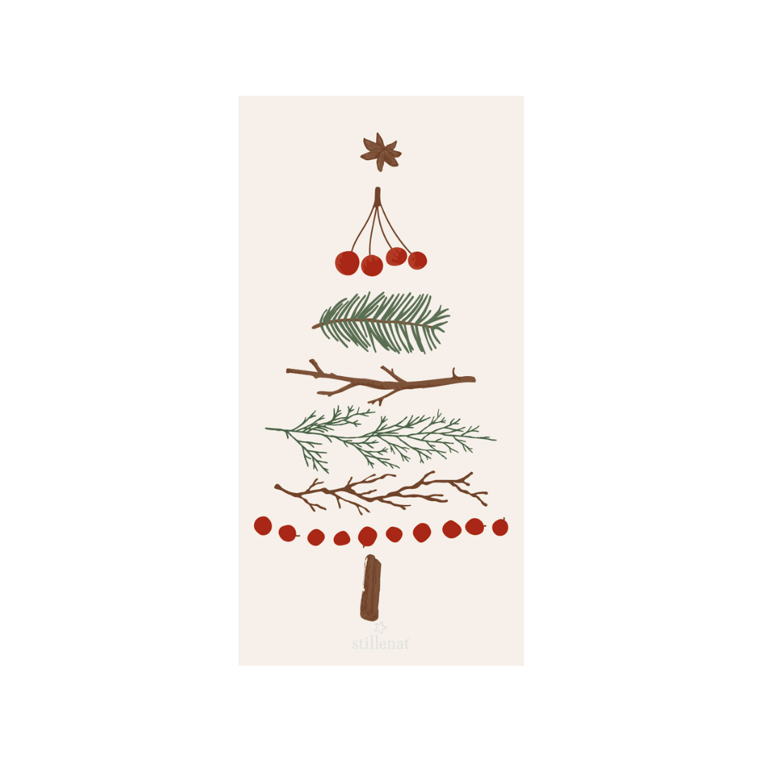 Nature's Christmas Tree Paper Napkins - WowCornwall
