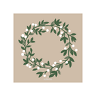 Snowberry Wreath Paper Napkins - WowCornwall