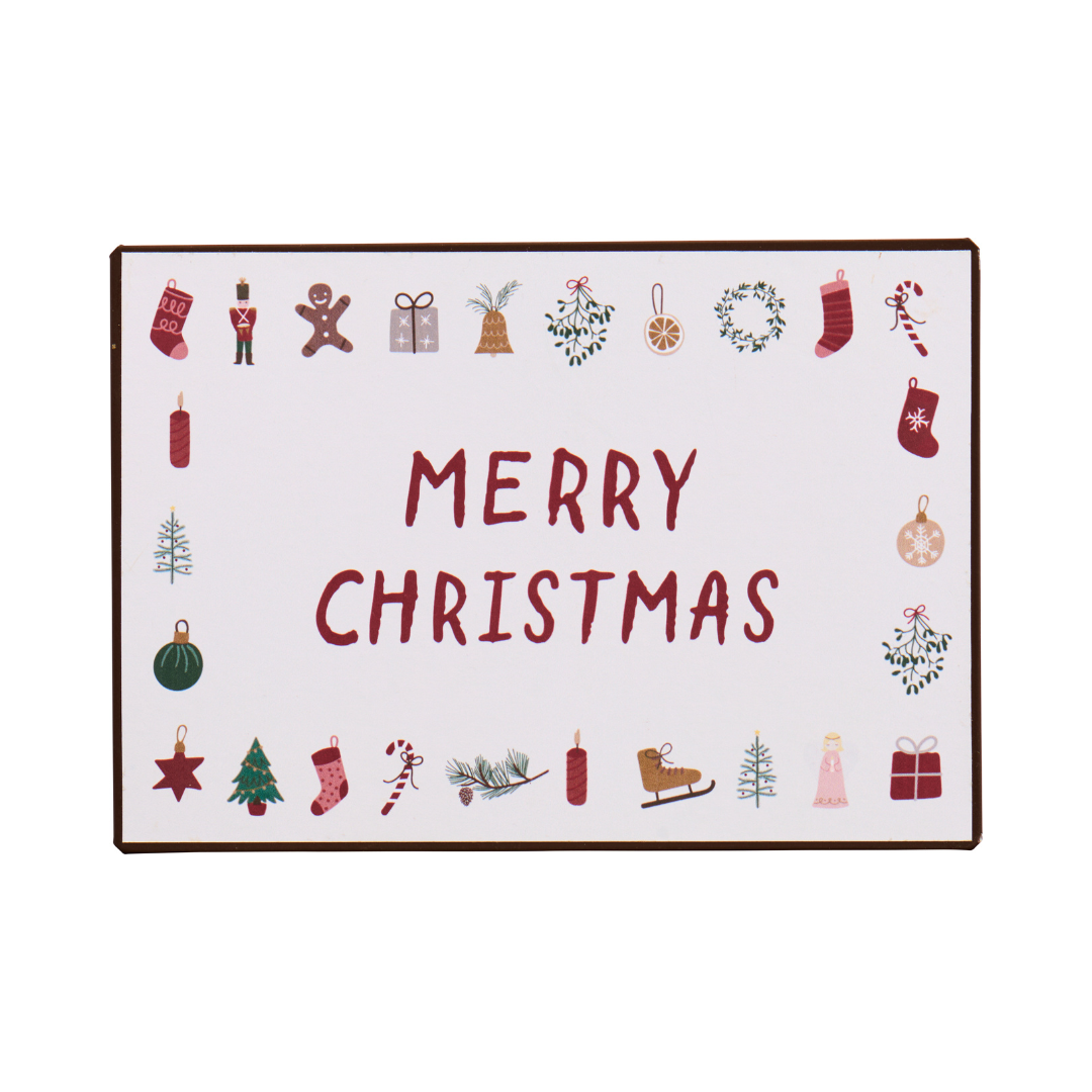 Merry Christmas Sign - WowCornwall