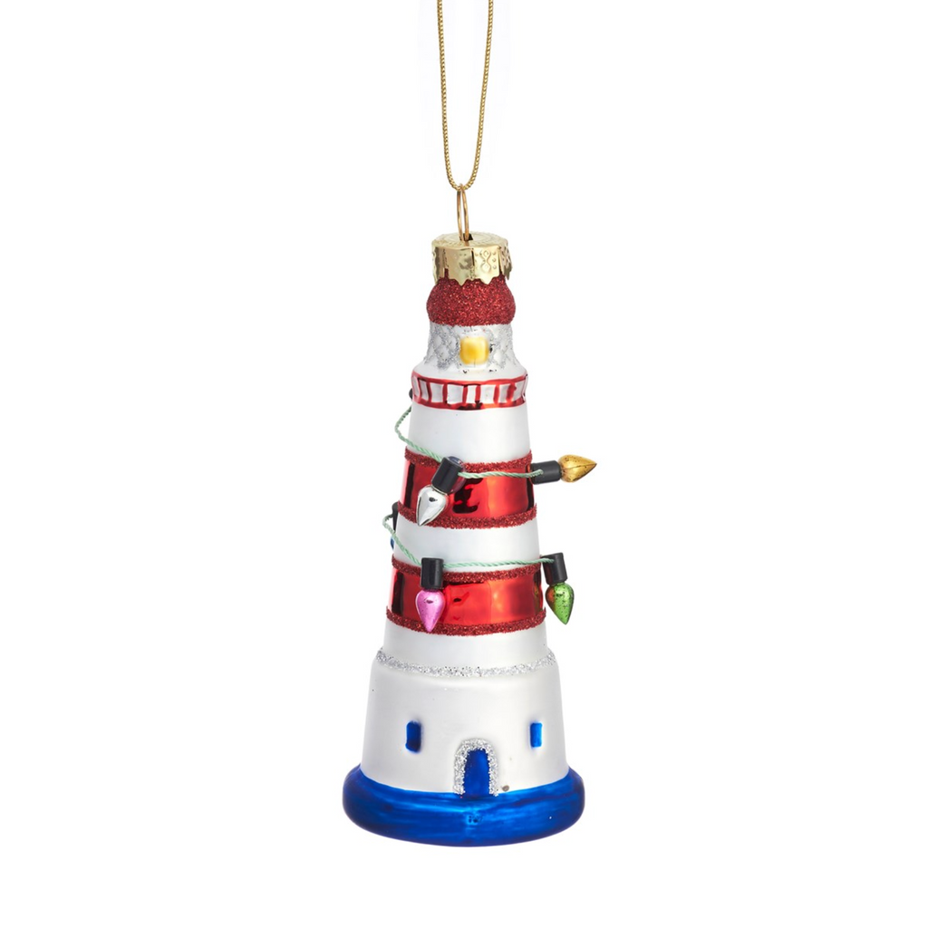 Lighthouse Bauble Christmas Decoration