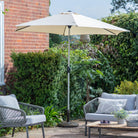 Vazzano 2.7m Parasol Cream - WowCornwall