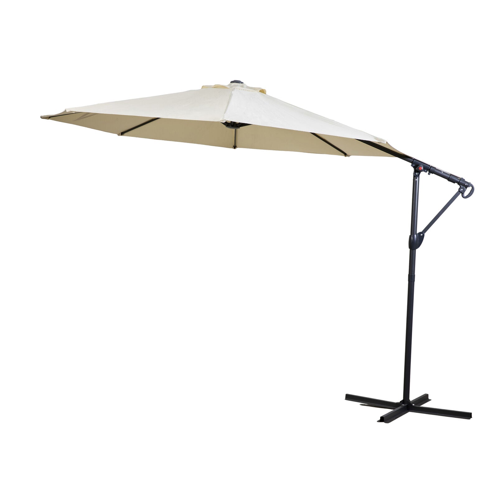 Vazzano 3m Cantilever Parasol Cream - WowCornwall