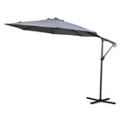 Vazzano 3m Cantilever Parasol Grey - WowCornwall