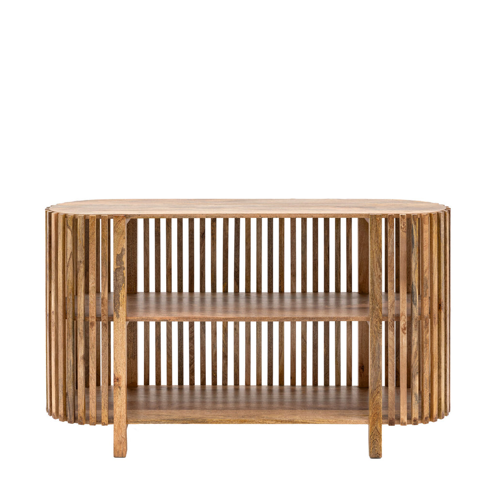 Voss Slatted Console Table