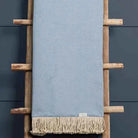 Selkirk Woven Throw – Cornflower