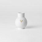 Mini-Ball Vase with a Heart of Gold - WowCornwall