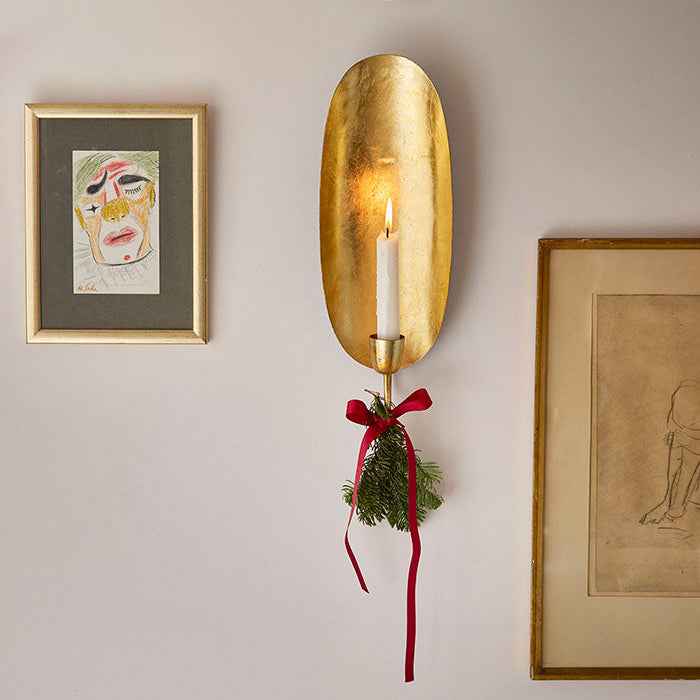 Wall Light Oval, Gold