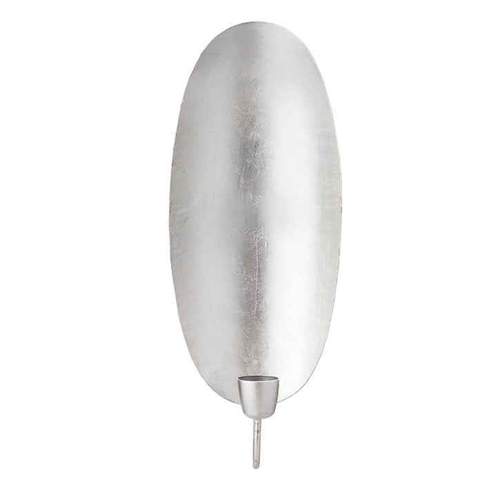 Wall Light Oval Silver
