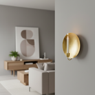 Wall Light Round, Gold