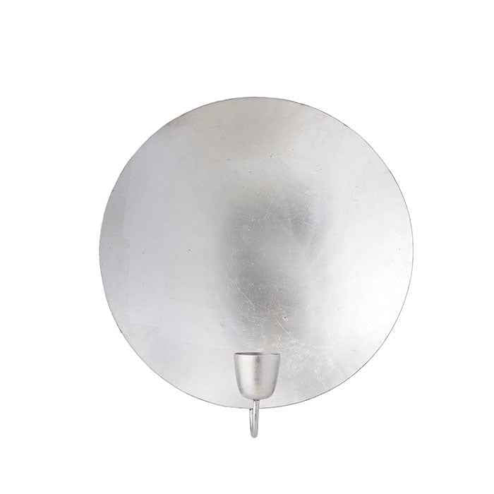 Wall Light Round Silver