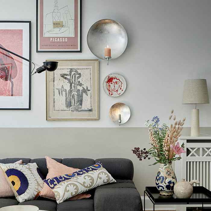 Wall Light Round XL Silver