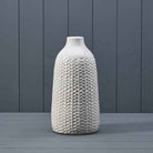 White Ceramic Vase – 28.5cm