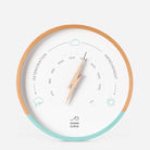 White and Turquoise Wood Weather Barometer - WowCornwall