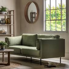 Wigmore Sofa Verdant Green Boucle 2005x900x810mm - WowCornwall