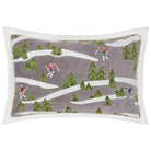 Winter Alpine Embroidered Cushion