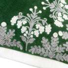 Winter Bloom Embroidered Cushion Berry, Taupe or Green