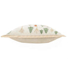 Winter Ski Lodges Embroidered Cushion