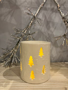 White Xmas Tree Oil Burner - WowCornwall