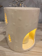 White Xmas Tree Oil Burner - WowCornwall