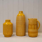 Yellow Ceramic Vase – 37.5cm