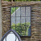 Zanetti Outdoor Mirror Noir 500x25x700mm - WowCornwall