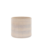 Alaro Embossed Planter Taupe