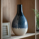 Orro Blue Organic Fade Ceramic Vase