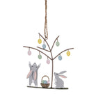 Bunnies with Easter Tree Hanging Decoration – Easter 2026