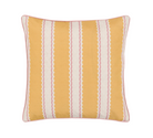 Calivana Stripe Cushion Ochre & Pink