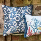Embroidered Kelp Cushion Cover