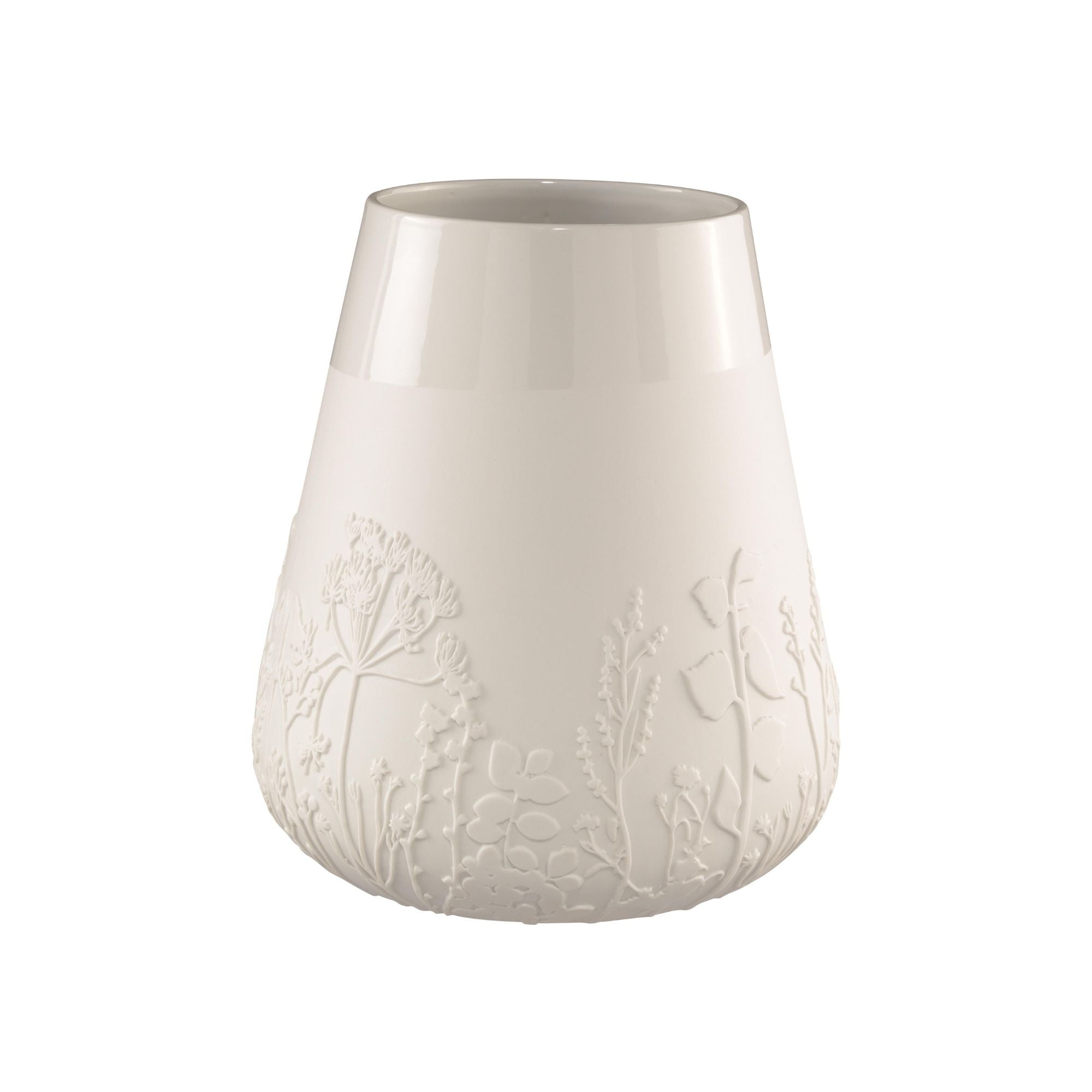 Porcelain Poetry Vase, Flowers - WowCornwall