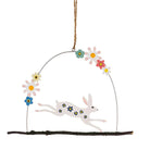 Flowery Bunny on Twig Hanging Decoration – Easter 2026