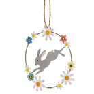 Flowery Bunny Wreath Hanging Decoration – Easter 2026