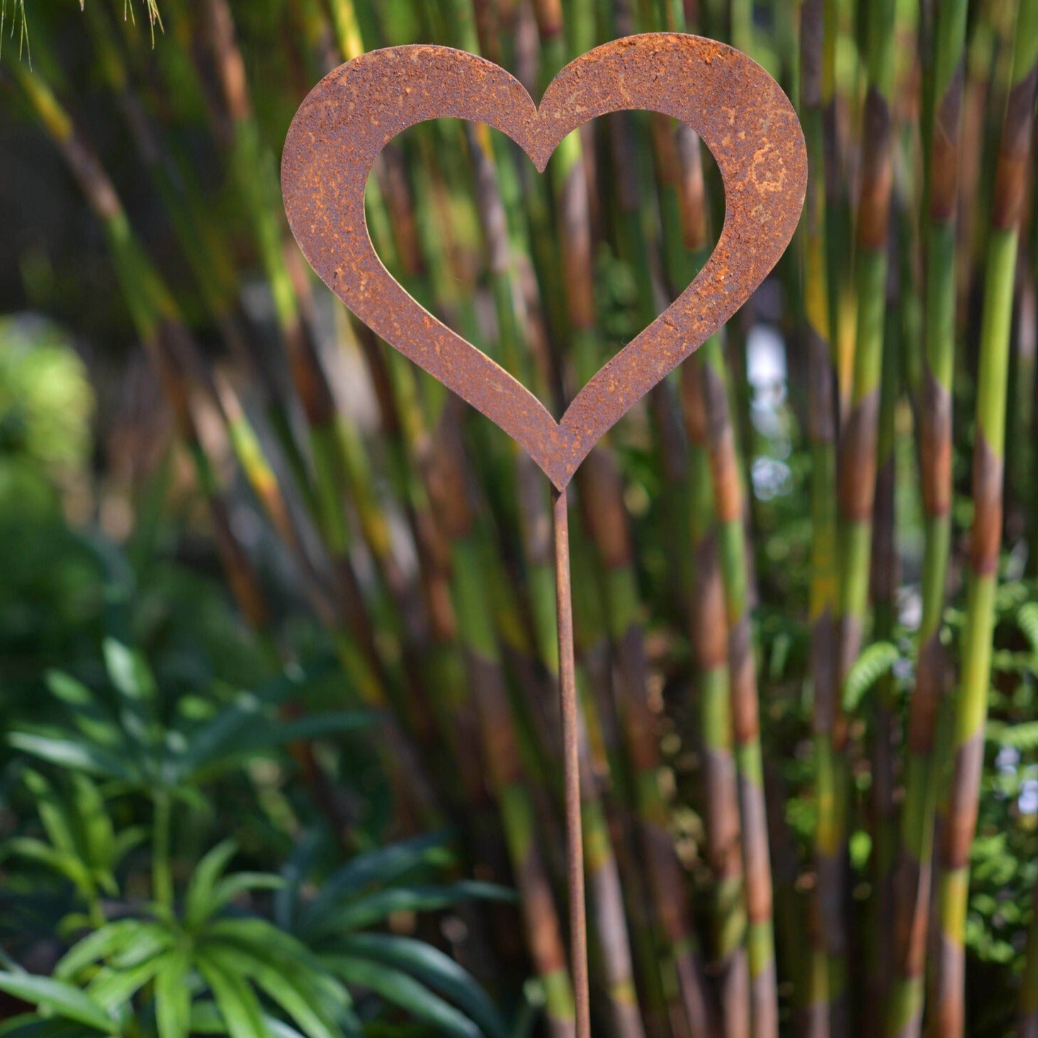 Mini heart stakes - WowCornwall