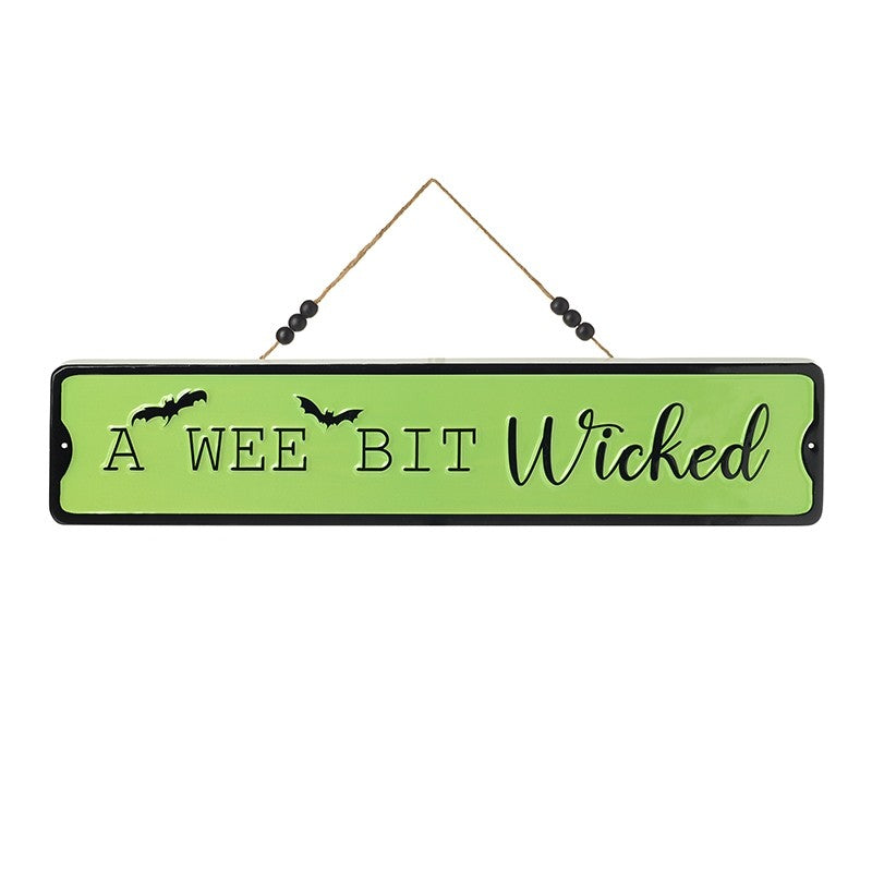 A Wee Bit Wicked Sign - WowCornwall
