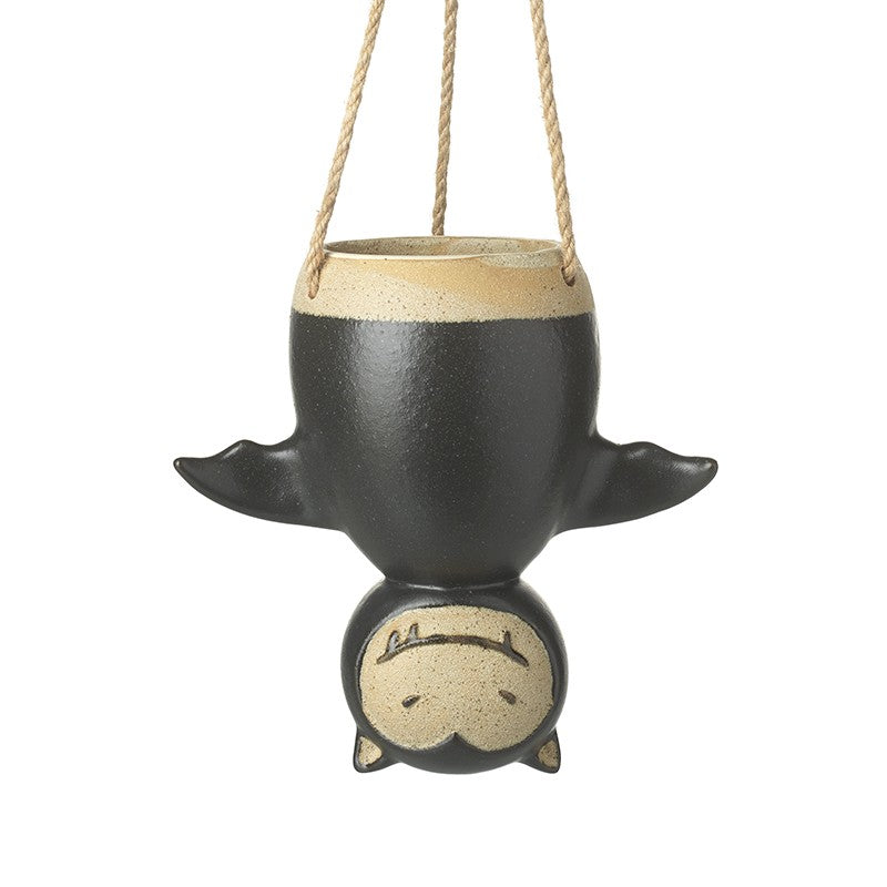 Ceramic Bat Hanging Pot - WowCornwall