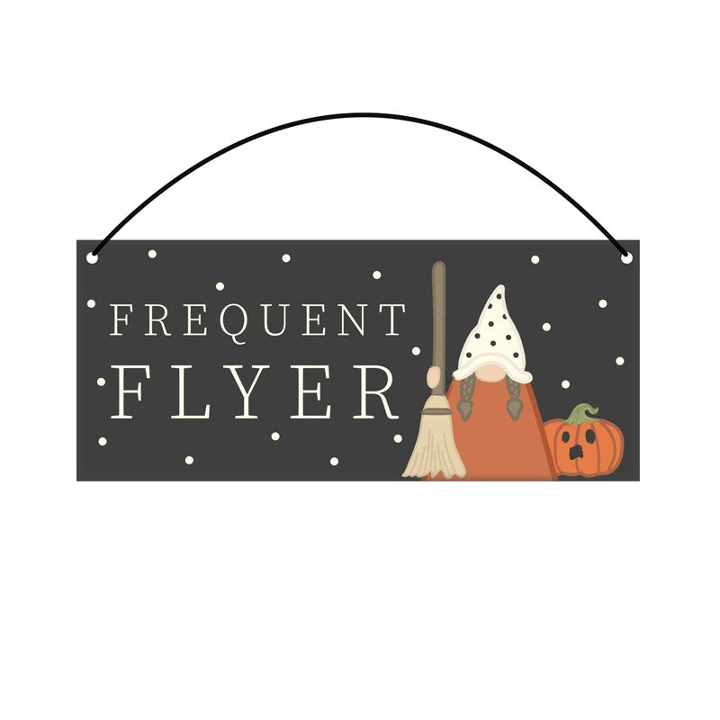 Frequent Flyer Halloween Sign - WowCornwall