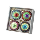 Set of 4 Colourful Traditional Baubles - WowCornwall