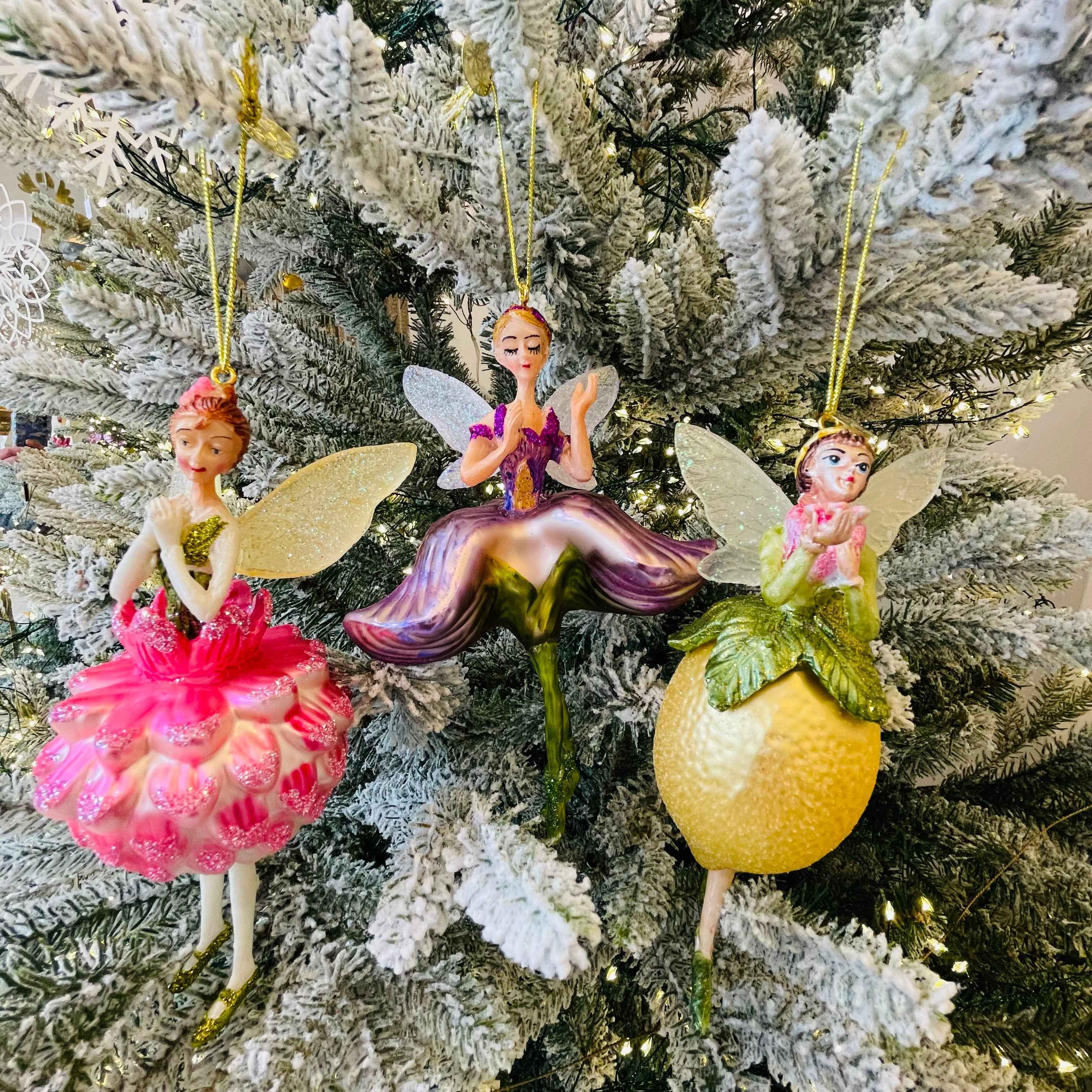 Fairy In Raspberry Dress