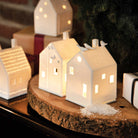 Porcelain Birdhouse Light House - WowCornwall