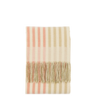Lille Jacquard Stripe Throw Rust & Sage