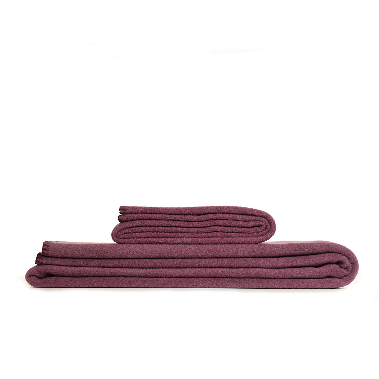 Tweedmill Fleece Throw in Plum, Wine, Red or Pastel Pink - WowCornwall