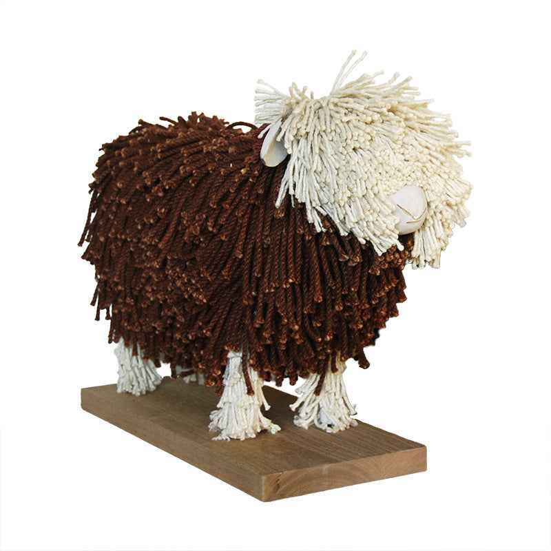 Sadie Sheep Ornament – Large (Brown & Cream)
