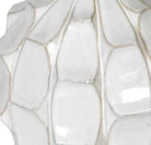 White Petal Effect Table Lamp with Shade