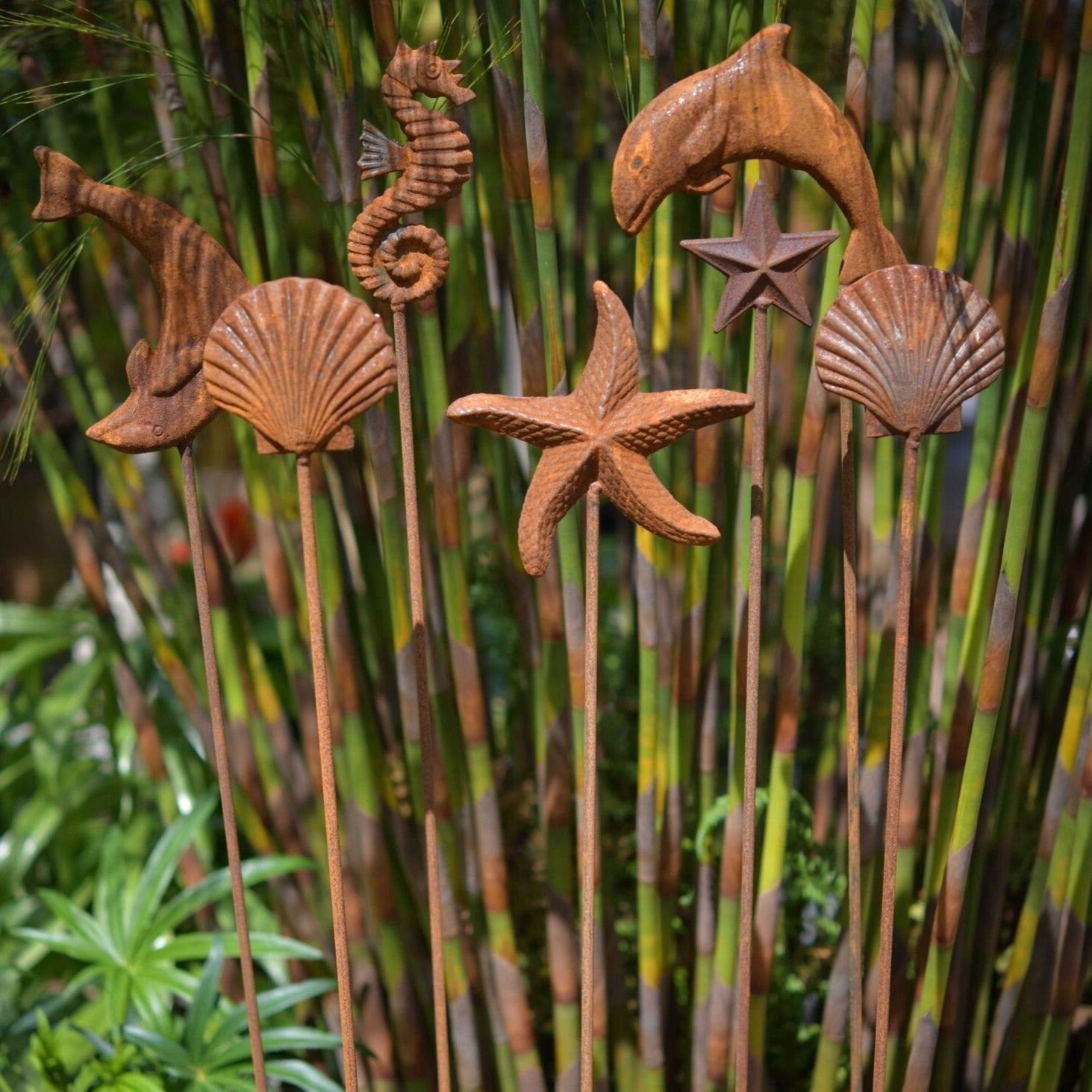 Sea Fish stake sculpture - WowCornwall