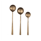 Set of 3 Forged Antique Finished Spoons